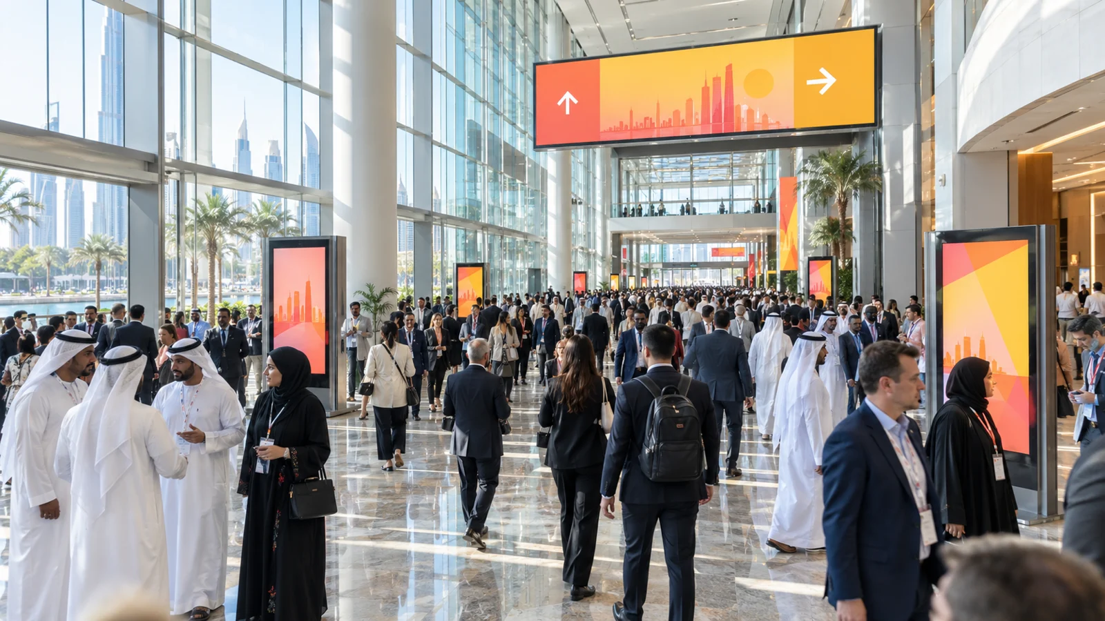 Convention Centers digital signage application