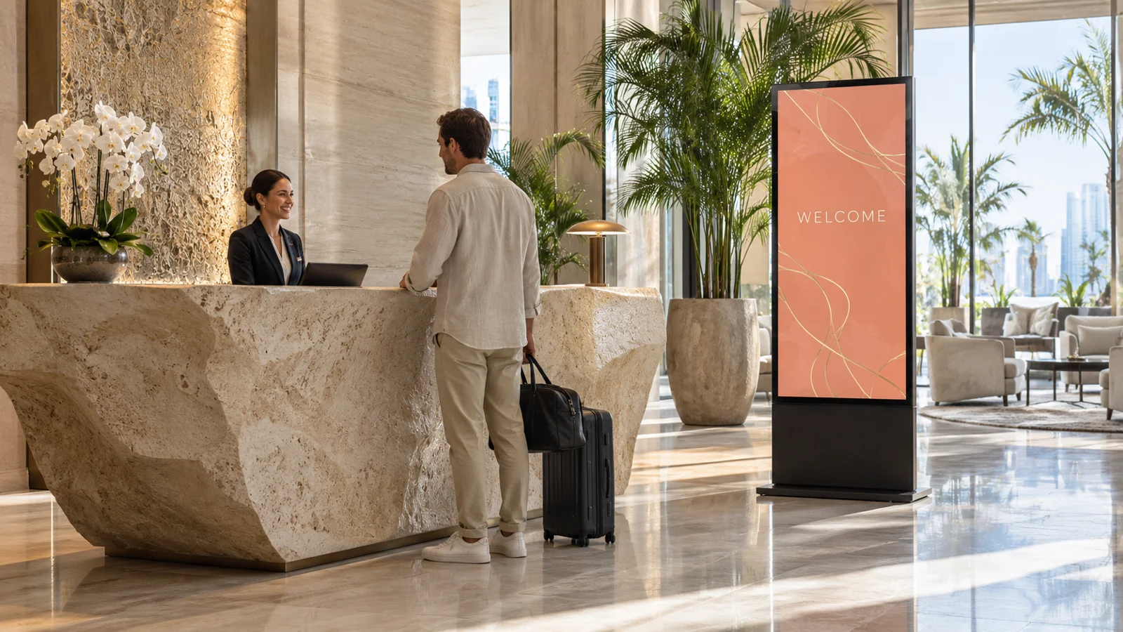 Hospitality & Entertainment digital signage application