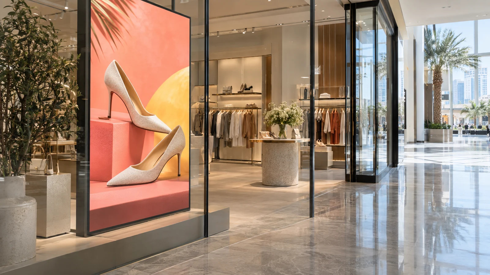 Retail digital signage application